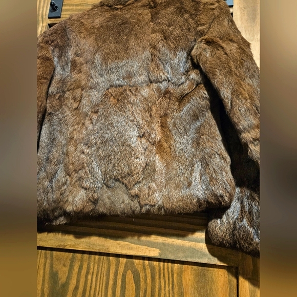 Vintage Rabbit Fur Mini Coat Size Small - Picture 15 of 15